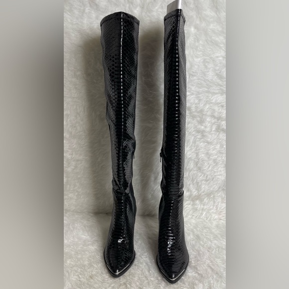 New DV Dolce Vita Jethro Over-The-Knee Boots In Black Size 8.5 - Picture 3 of 16